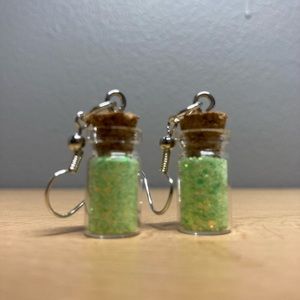 Glow in the dark Mini Fairy Dust Earrings